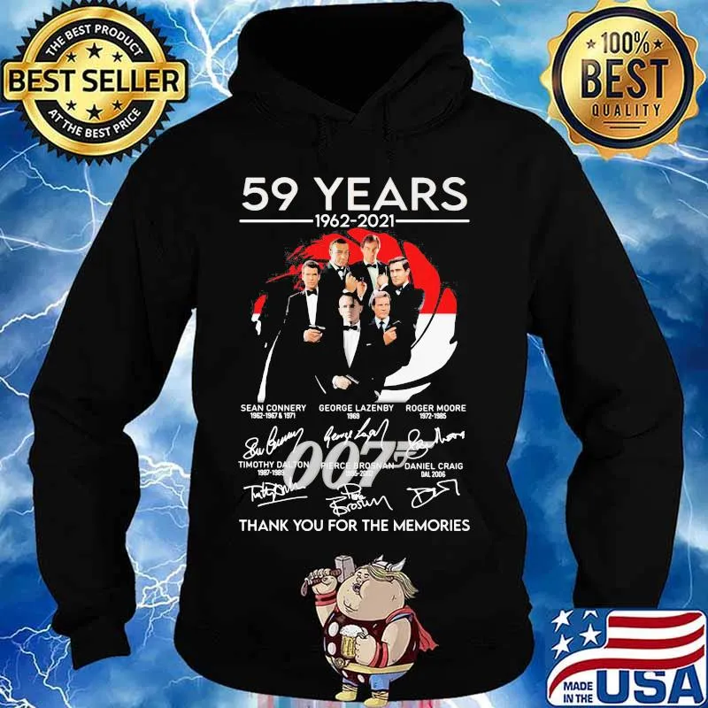 59 Years 1962 2021 Thank You For The Memories Signature Shirt Hoodie