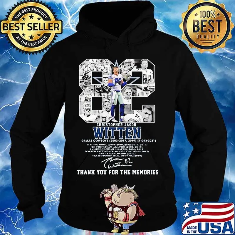 82 Christopher Jason Witten Thank You For The Memories Shirt Hoodie