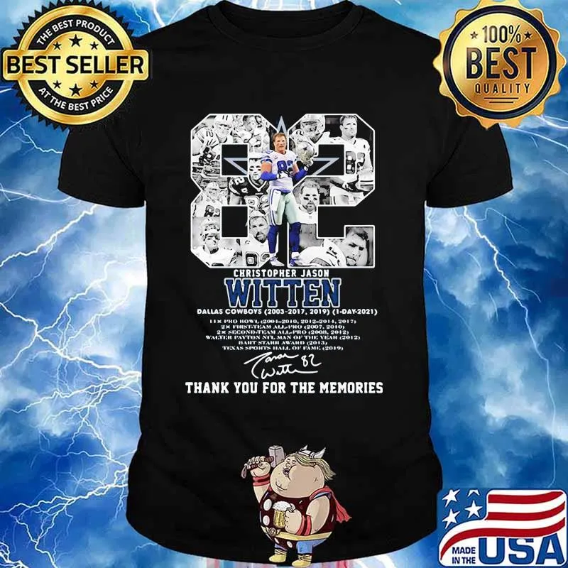 82 Christopher Jason Witten Thank You For The Memories Shirt
