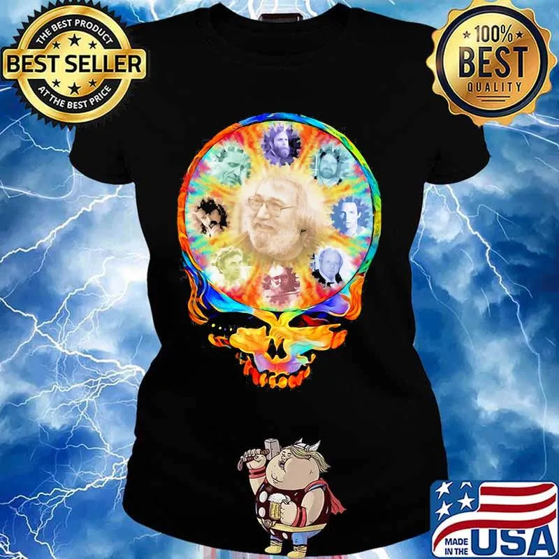 Grateful Dead Skull The Scientists Shirt Ladies tee