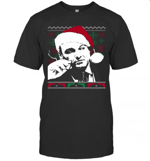 Tony Soprano Ugly Christmas T-Shirt Classic Mens T-shirt