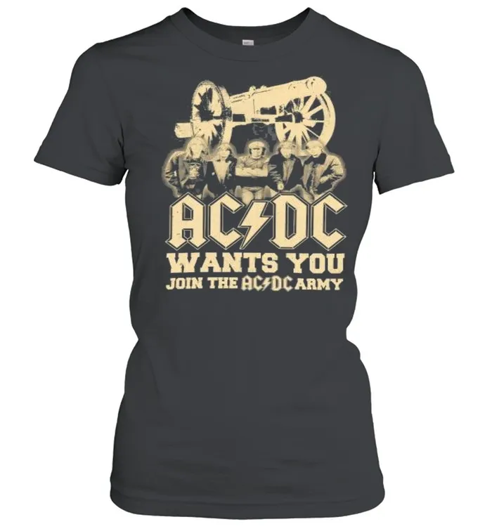Ac Dc wants you join the Ac Dc army shirt - Image 2