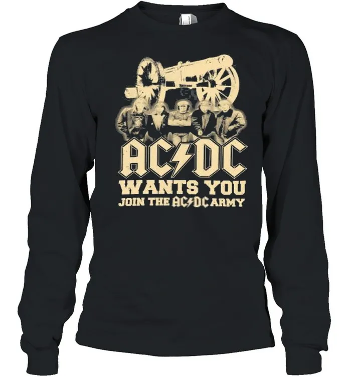 Ac Dc wants you join the Ac Dc army shirt - Image 3