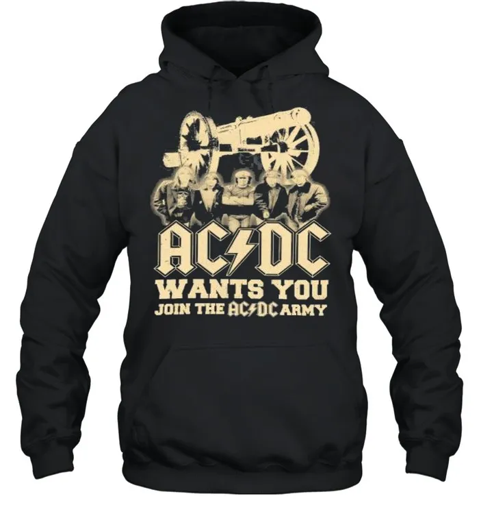 Ac Dc wants you join the Ac Dc army shirt - Image 5