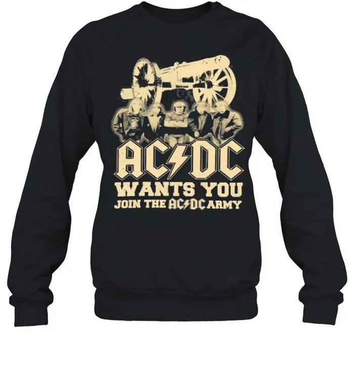 Ac Dc wants you join the Ac Dc army shirt - Image 4