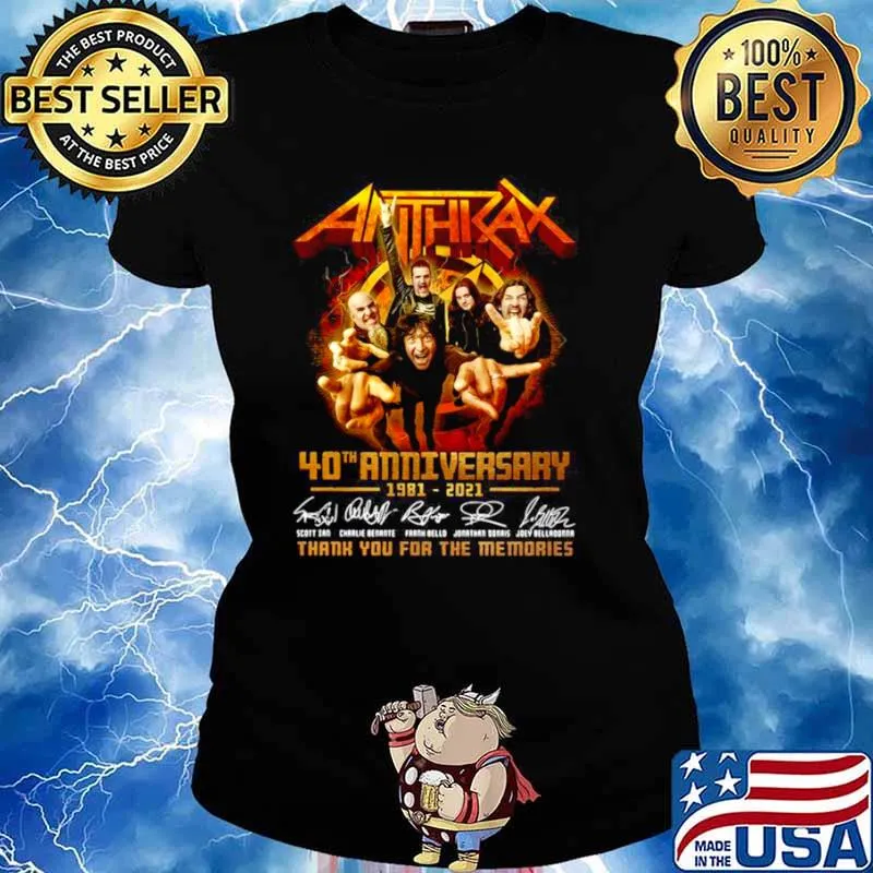 Anthikad 40th anniversary 1981 2021 thank you for the memories signatures s Ladies tee