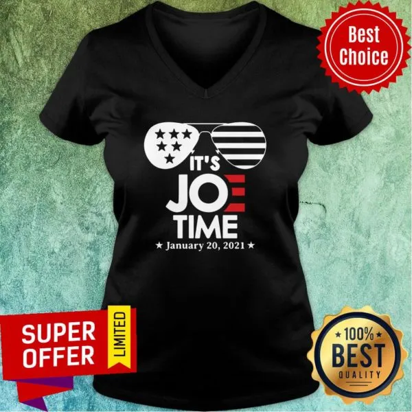 Awesome Glasses Us Flag Its Joe Time January 20 2021 Shirt - Image 3