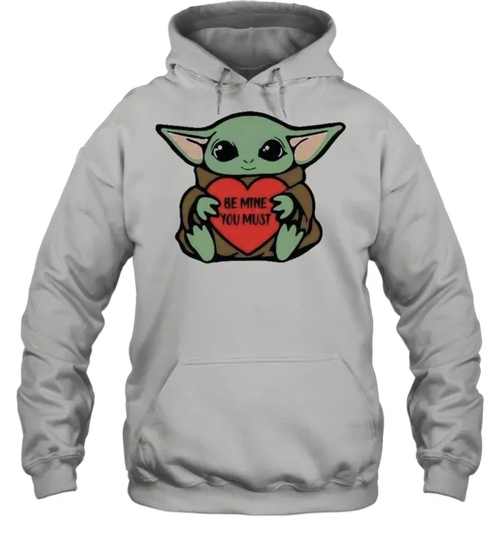 Baby Yoda Be My You Must Happy Valentines Day 2021 Shirt - Image 5