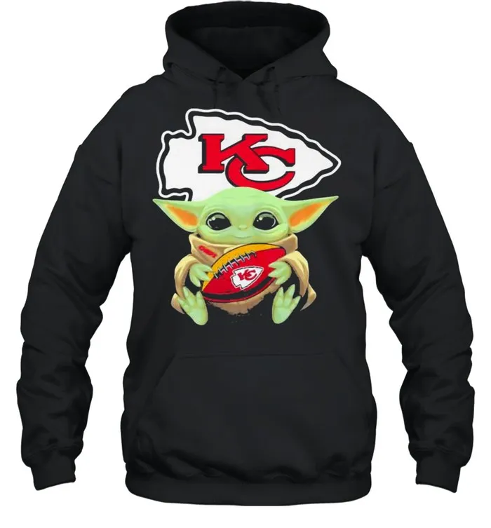 Baby Yoda Kansas City Chiefs Football shirt - Image 5