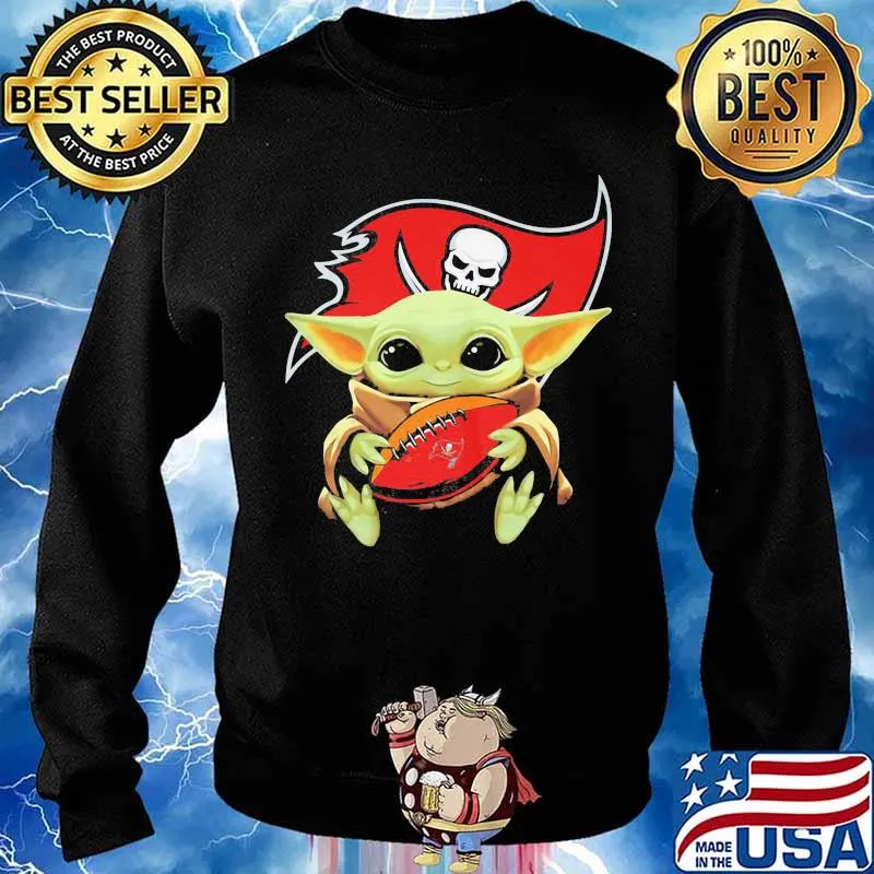 Baby Yoda Prehensile Ball Of Tampa Bay Buccaneers Shirt Sweater
