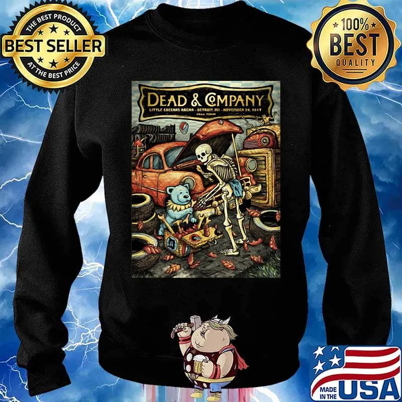 Bear And Skull Repairs Car Dead Company Shirt Sweater