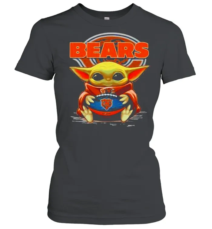 Bears Baby Yoda Football shirt - Image 2