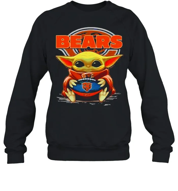 Bears Baby Yoda Football shirt - Image 4