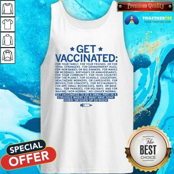 Beautiful Get Vaccinated Shirt - Image 3