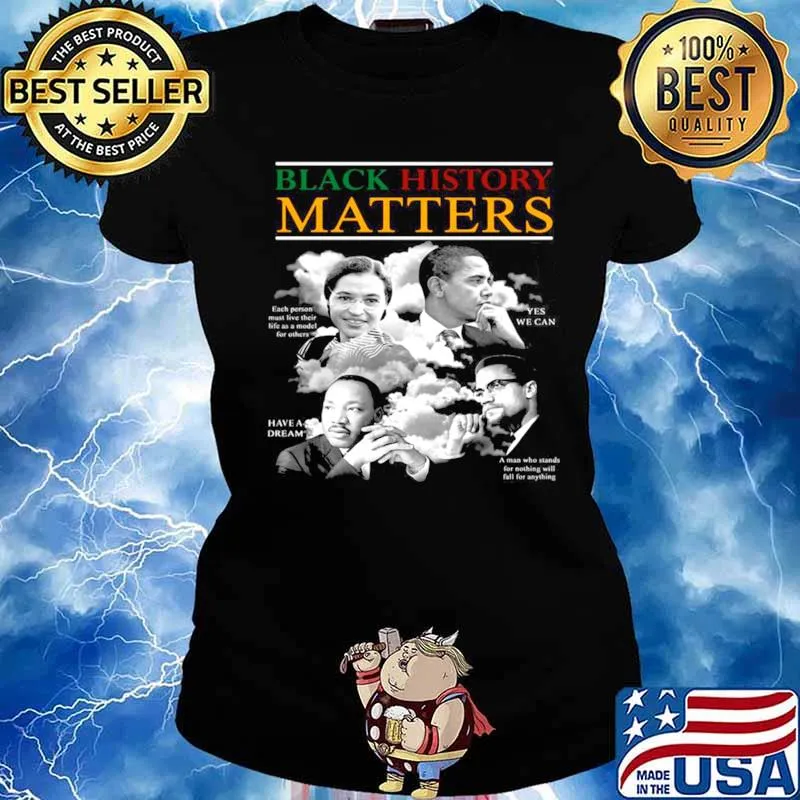 Black History Matters Each Person Must Like Their Life As Model For Others s Ladies tee