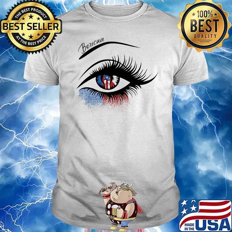 Boricua Election American Flag Eye Shirt