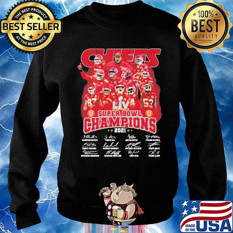 Chiefs Super Bowl Champions 2021 Signature Shirt Sweater