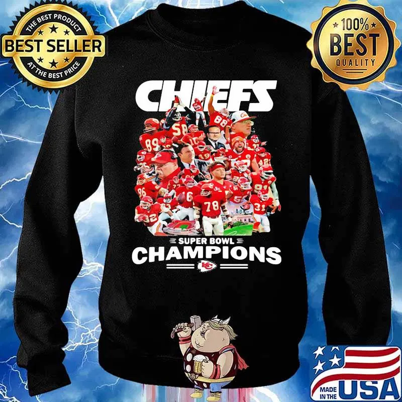 Chiefs Super Bowl Champions Team Football Shirt Sweater