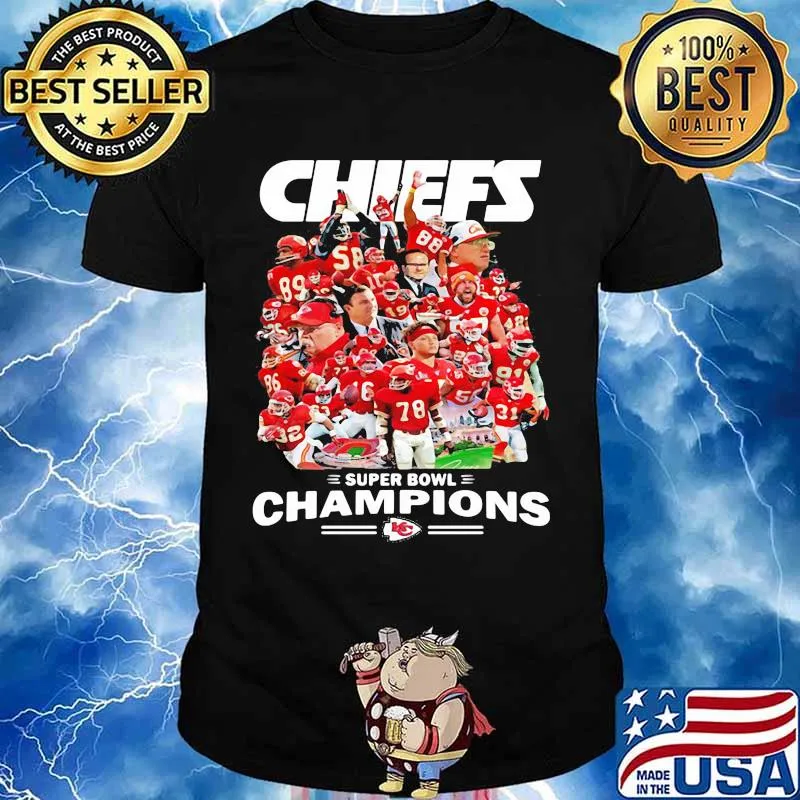 Chiefs Super Bowl Champions Team Football Shirt