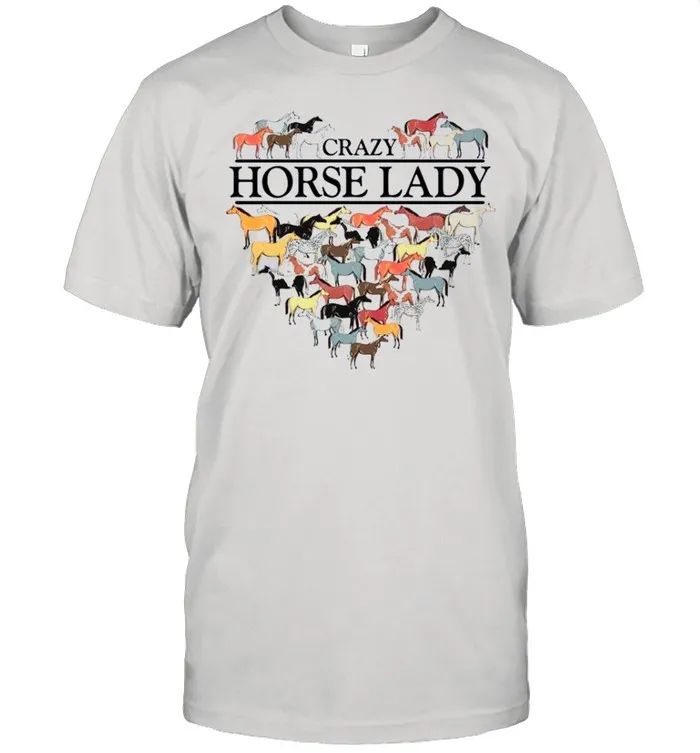 Crazy Horse Lady Heart 2021 shirt Classic Mens T-shirt