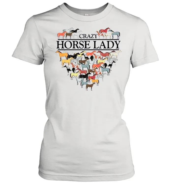Crazy Horse Lady Heart 2021 shirt Classic Mens T-shirt - Image 3