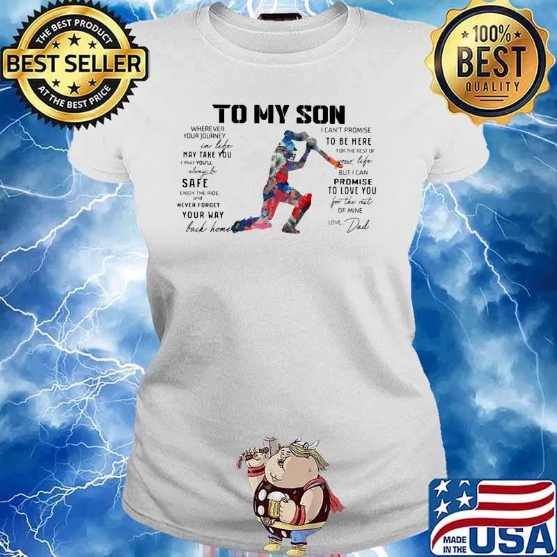 Cricket Dad To My Son Love You Colors Shirt Ladies tee