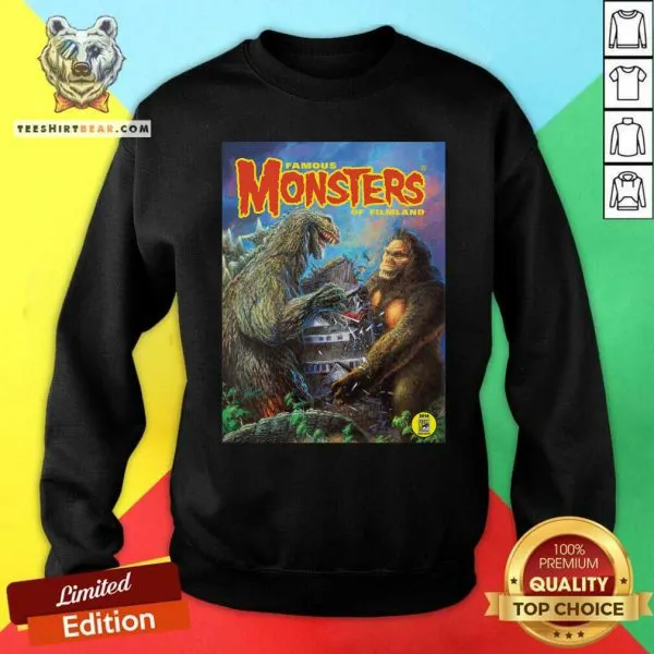 Cross 8 Godzilla Vs King Kong Shirt - Image 2