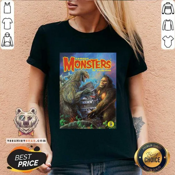 Cross 8 Godzilla Vs King Kong Shirt - Image 3