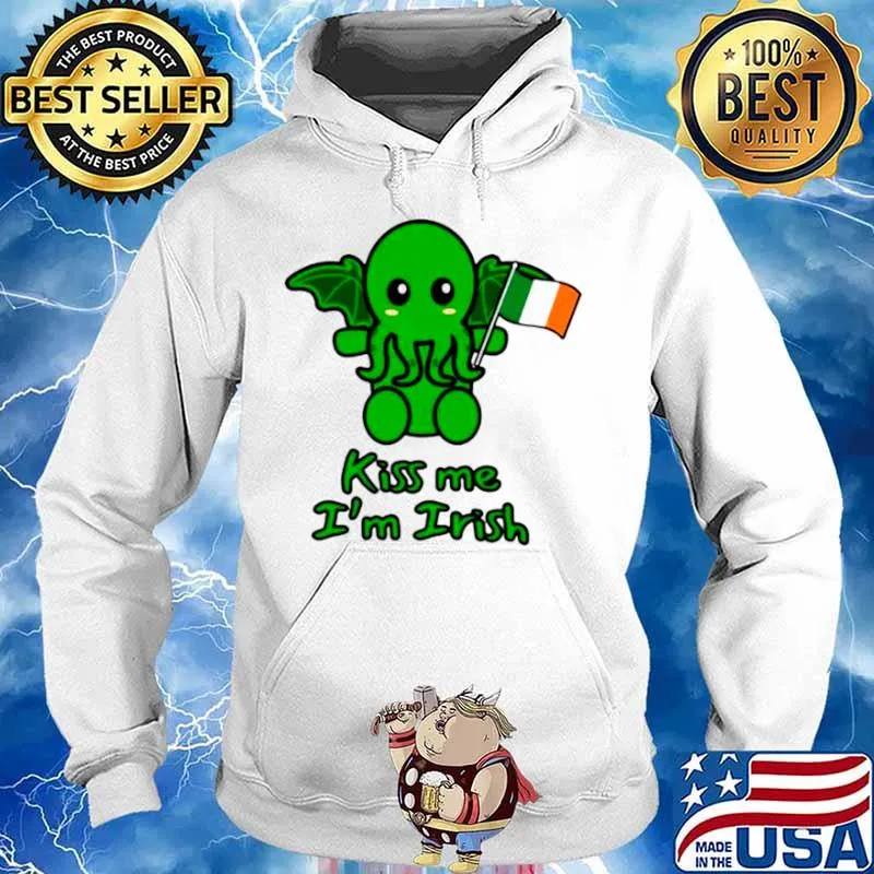 Cthulhu Kiss Me I’m Irish St Patricks Day shirt