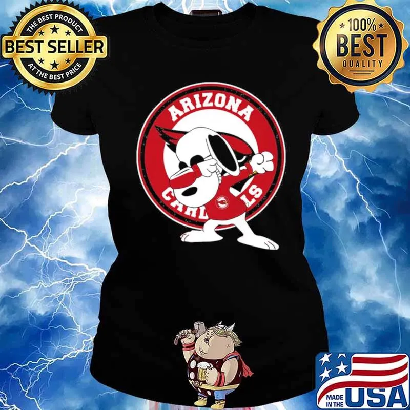 Dabbing Snoopy Arizona Cardinals 2021 s Ladies tee