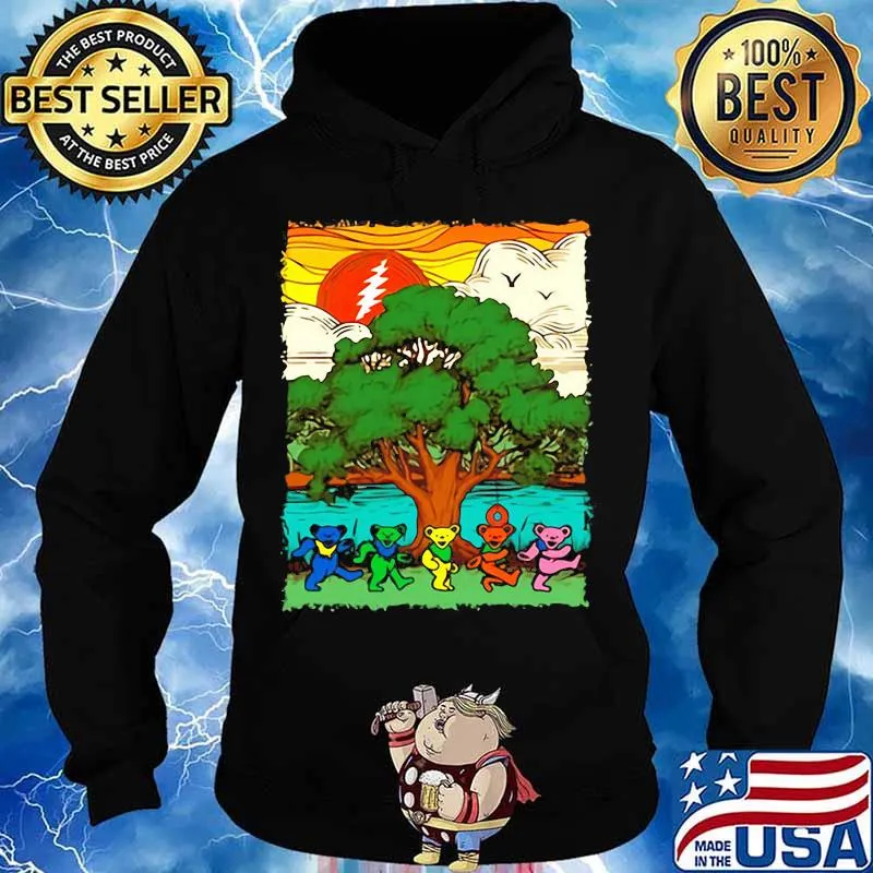 Dancing Bear Grateful Dead Sunset Shirt Hoodie
