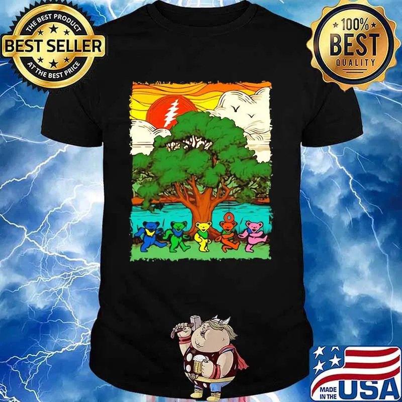 Dancing Bear Grateful Dead Sunset Shirt