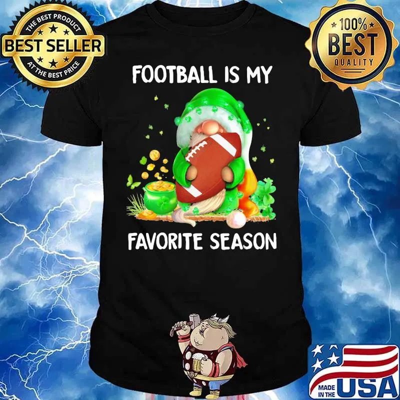 Football Is My Favorite Season Drawf Shirt