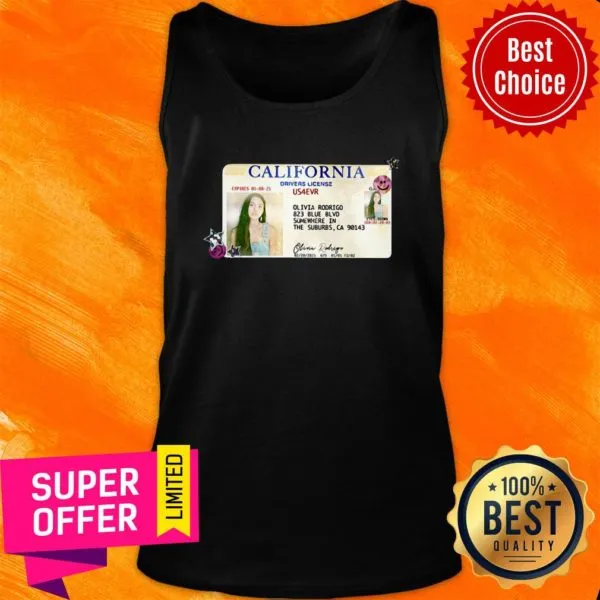 Funny California Drivers License US4EVR Shirt - Image 3