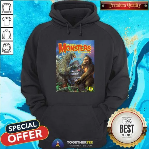 Funny Godzilla Vs King Kong T Shirt - Image 2