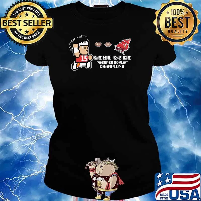 Game Over Super Bowl Champions Tampa Bay Buccaneers Shirt Ladies tee