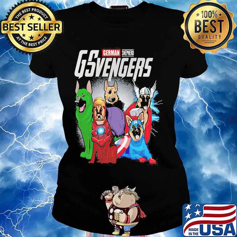 German Shepherd Govengers Shirt Ladies tee