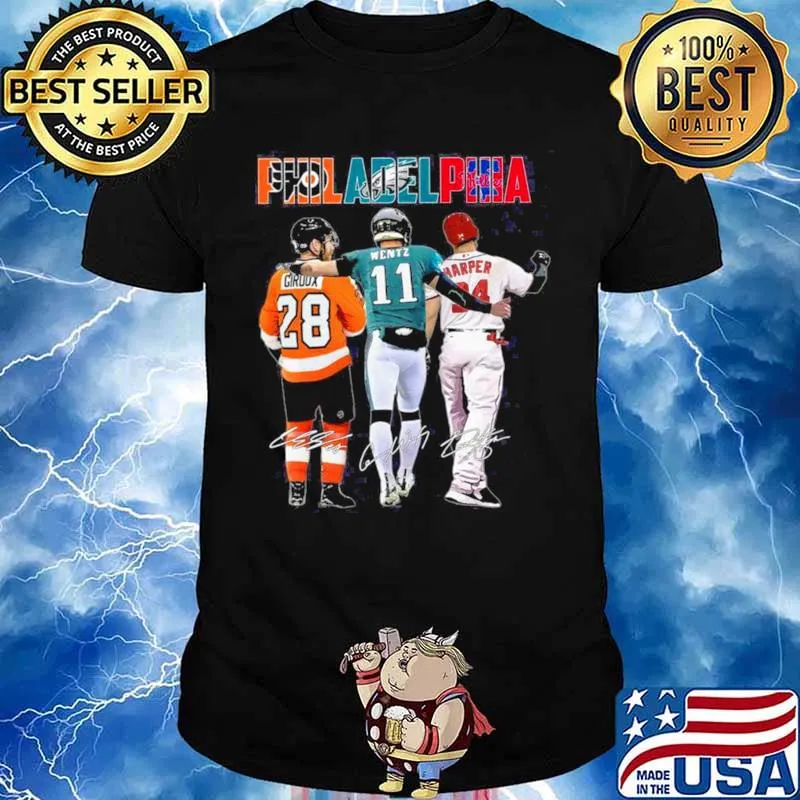 Giroux Wentz Harper Philadelphia 2021 Signatures s Unisex