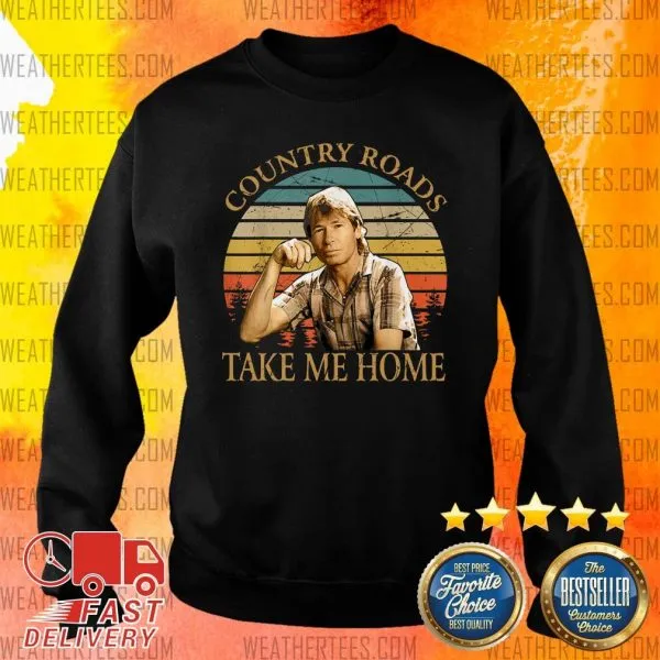 Good Country Roads Take Me Home Vintage Shirt - Image 2