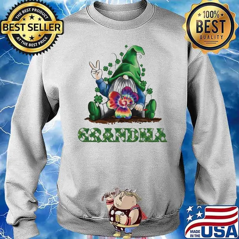 Grandma Drawf Irish Shirt Sweater
