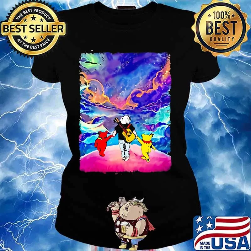 Grateful Dead Bear Midnight Gospel Shirt Ladies tee