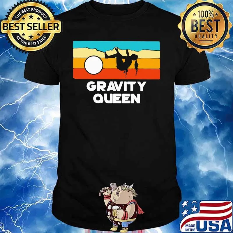 Gravity Queen The Girl And The Moon Vintage Shirt