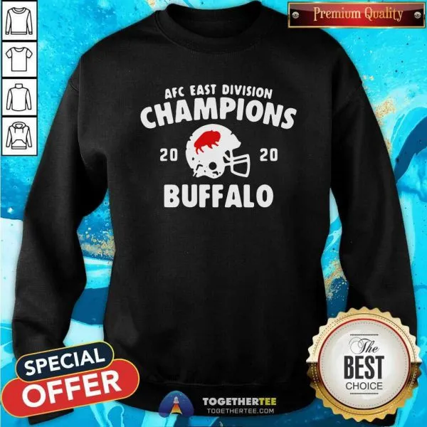 Great AFC East Division Champions 2020 Buffalo Bills Shirt - Image 4