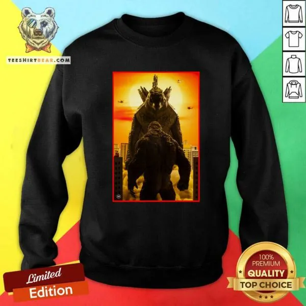 Great Godzilla Vs Kong 2021 Shirt - Image 2