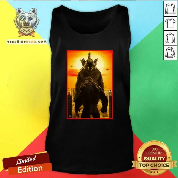 Great Godzilla Vs Kong 2021 Shirt - Image 4