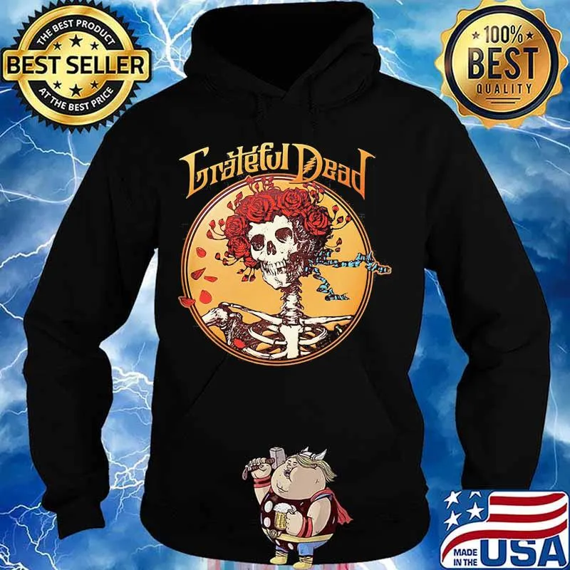Grateful Dead Skull Roses Shirt Hoodie