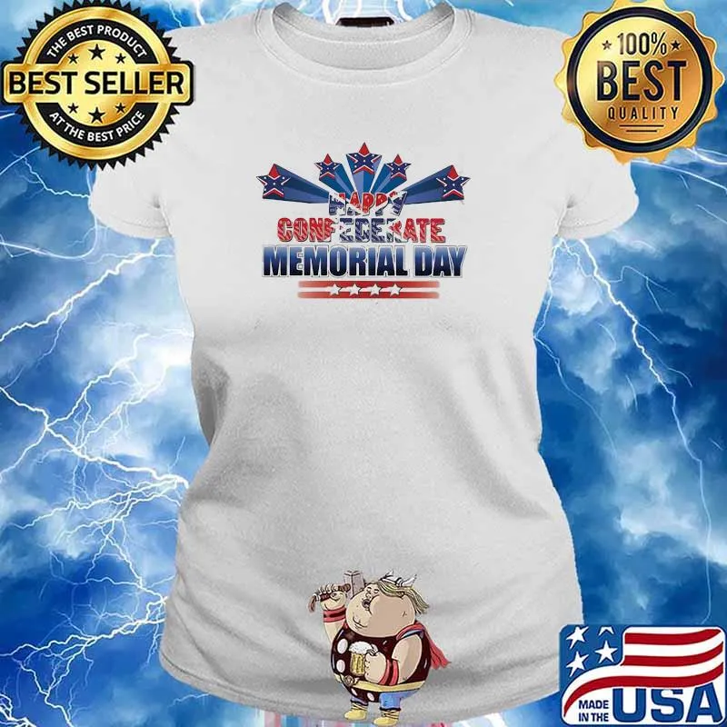 Happy Confederate Memorial Day Shirt Ladies tee