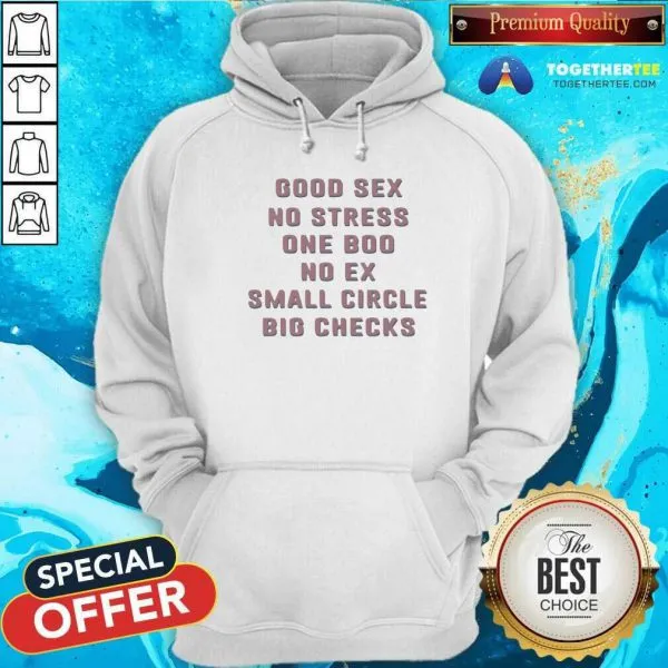 Happy Good Sex No Stress One Boo No Ex Small Circle Big Checks Shirt - Image 5