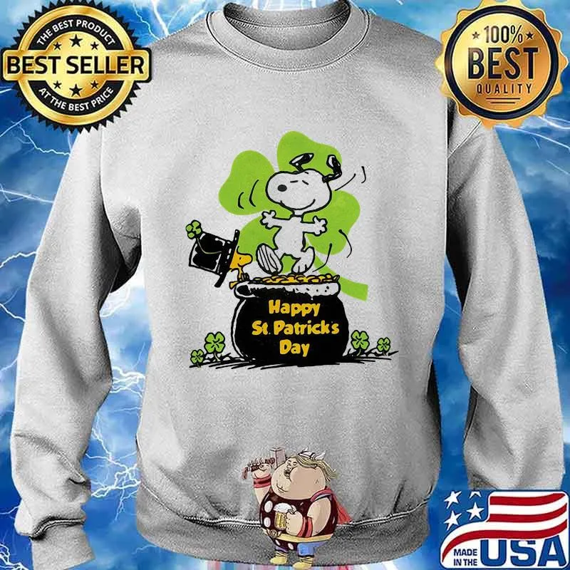 Happy S. Patrick's Day Snoopy Shirt Sweater