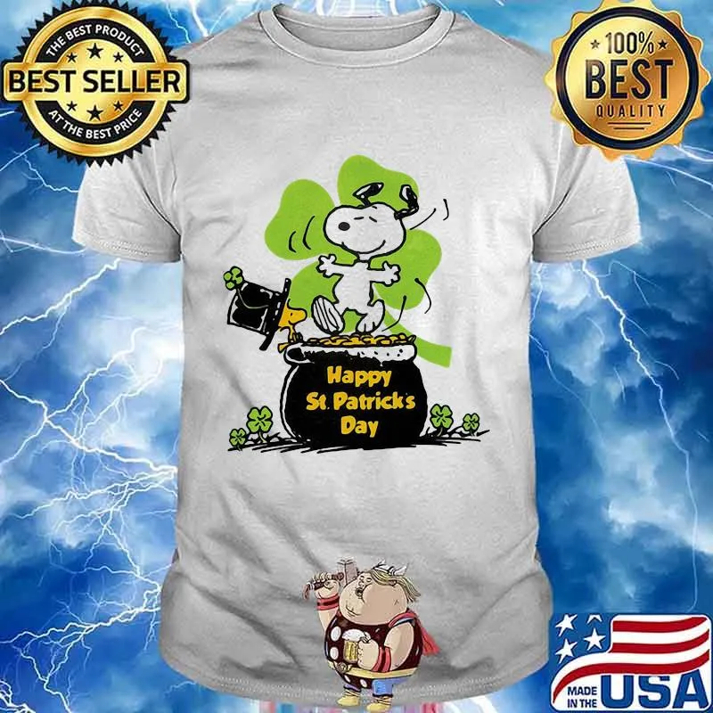 Happy S. Patrick's Day Snoopy Shirt Unisex